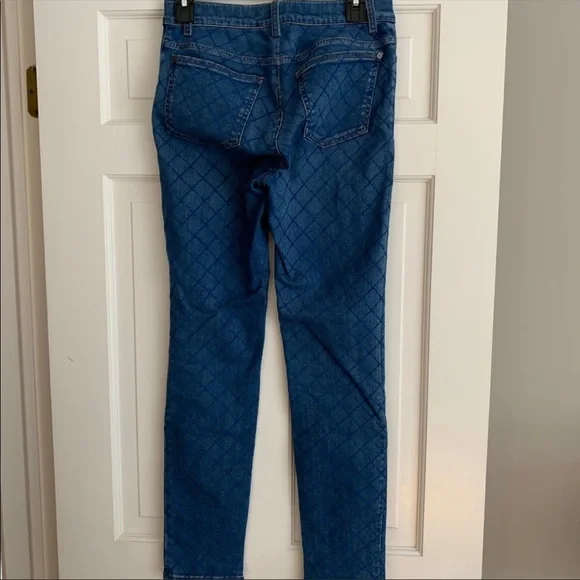 Chanel Quilted Denim Blue Jeans